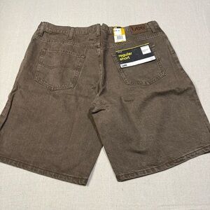 NWT Lee Denim Shorts Men's Size 42 Brown  Regular Fit 10” Shorts